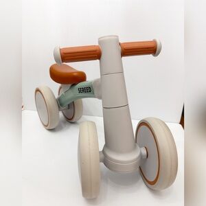 SEREED Baby Balance Bike - Mint Green and Brown